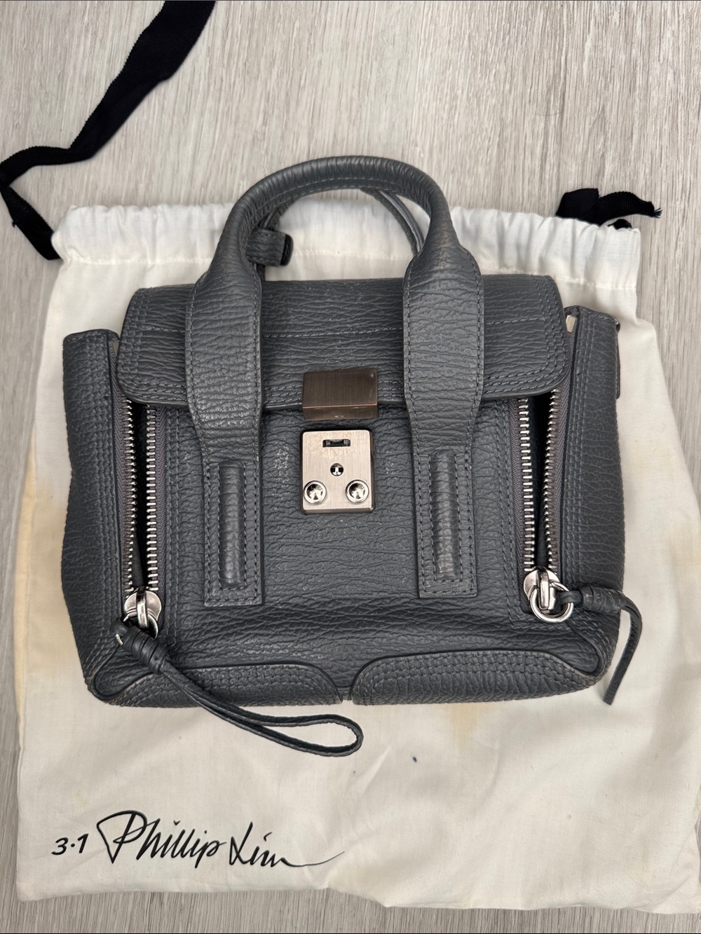 3.1 Phillip Lim Pashli Mini Satchel in Charcoal